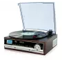 Camry Premium CR1113 tocadiscos de correa con radio, negro