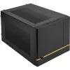 SilverStone SUGO SG14B - torre - Mini-DTX - sin fuente de alimentación (ATX / PS/2) - negro - USB/audio (SST-SG14B)