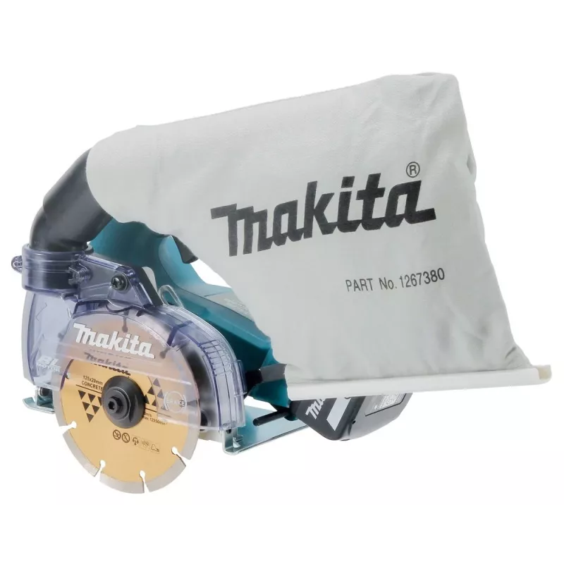Sierra circular manual portátil Makita DCC500Z 12,5 cm verde