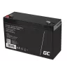 Batería de plomo-ácido sellada (VRLA) AGM Green Cell 6V 12Ah, 94×151×50 mm, 1,65 kg