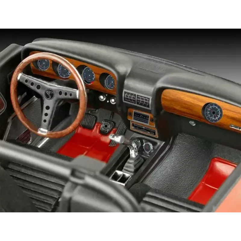 Maqueta de plástico 70 Shelby Mustang GT500 1/25