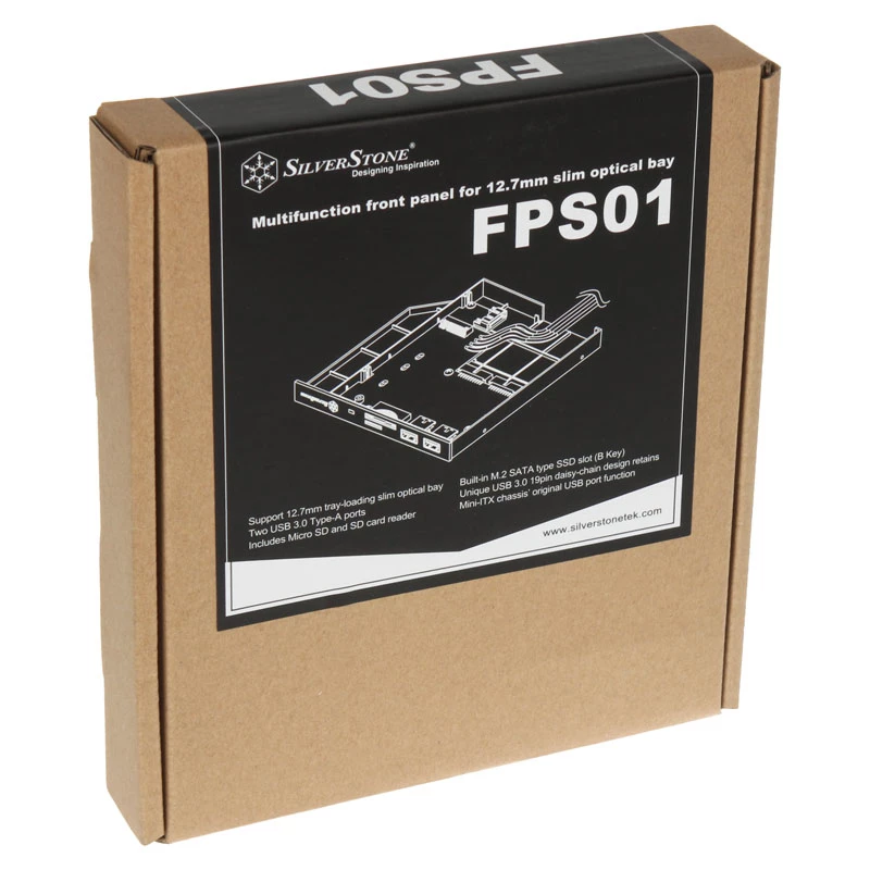 Embellecedor de E/S Silverstone FPS01