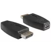DeLOCK - Adaptador DisplayPort - DisplayPort (M) a Mini DisplayPort (H) - Negro