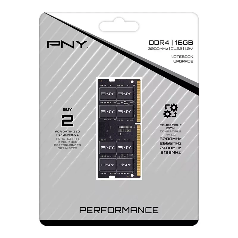 PNY Performance - DDR4 - Módulo - 16 GB - SO DIMM 260-PIN