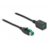 Cable de extensión USB con alimentación DeLOCK 85980 12 V 1 m
