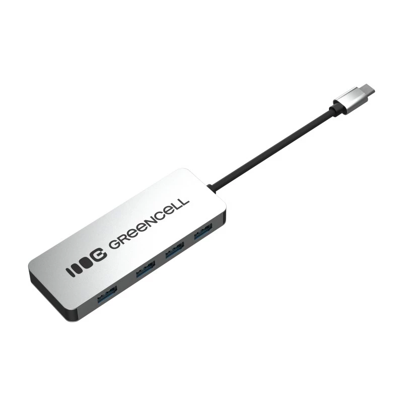 Hub USB Green Cell HUB-GC-C4A — hub USB-C 3.0 de 4 puertos