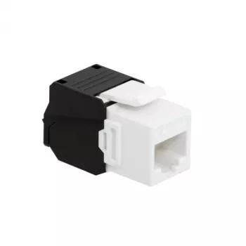 Módulo Keystone LogiLink NK4066 plano negro blanco RJ-45