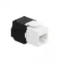 Módulo Keystone LogiLink NK4066 plano negro blanco RJ-45