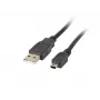 Cable USB 2.0 Mini AM-BM5P 1,8 m negro