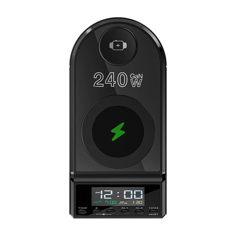 Despertador BlitzWolf BW-FW10 con 2×USB-A y 4 puertos USB-C