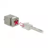 Delock 86404 módulo Keystone RJ45 Secure Cat.6 a LSA, blanco