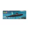 Maqueta de barco de plástico REVELL S.S.B. Abraham Lincoln escala 1/253 kit