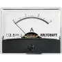 Instrumento de medición empotrable Voltcraft AM-60X46/3A/DC AM-60X46/3A/DC 3 A galvanómetro de bobina móvil (AM-60X46/3A/DC)