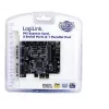 Tarjeta de interfaz PCIe interna LOGILINK PC0033 con salidas serie y paralelo, chipset NetMOS
