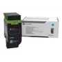 Lexmark - alto rendimiento - cian - original - caja - cartucho de tóner LCCP - para Lexmark CS531dw, CX532adwe (75M0H20)