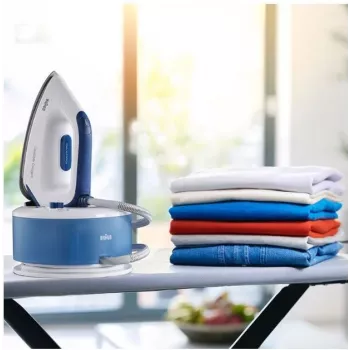 Braun CareStyle Compact IS 2143 BL 2400 W 1,5 L suela EloxalPlus Azul, Blanco