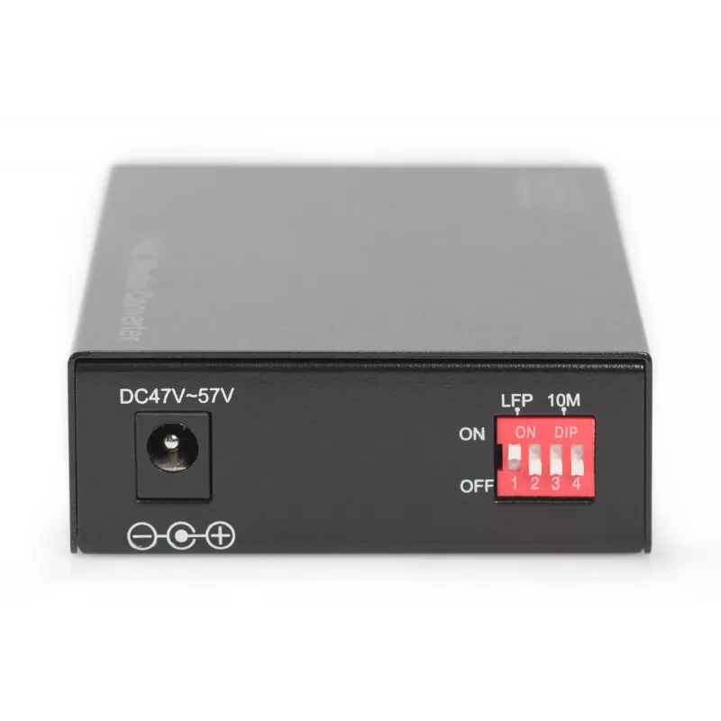Digitus Convertidor de medios Gigabit PoE, RJ45 / SC, MM, PSE