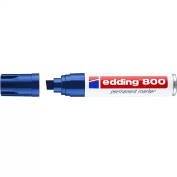 Rotulador permanente Edding 800 punta cónica azul