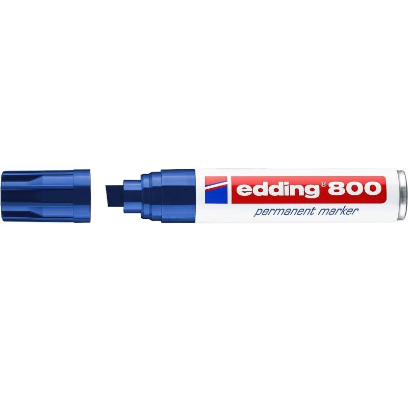Rotulador permanente Edding 800 punta cónica azul