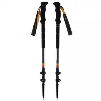 Bastones de esquí de montaña Viking Kangri 610/24/7881/0854/UNI — ajustables, gris/naranja