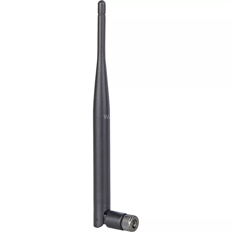 DeLOCK antena WLAN - antena - 5 dBi (para 2,5 GHz), 5 dBi (para 5,825 GHz) - antena omnidireccional - negra (88393)