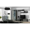 Aparador Cama 120 cm SOHO S7 gris/gris brillante