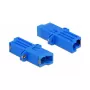 Acoplador de fibra óptica E2000 simplex hembra a simplex hembra DeLOCK 86945