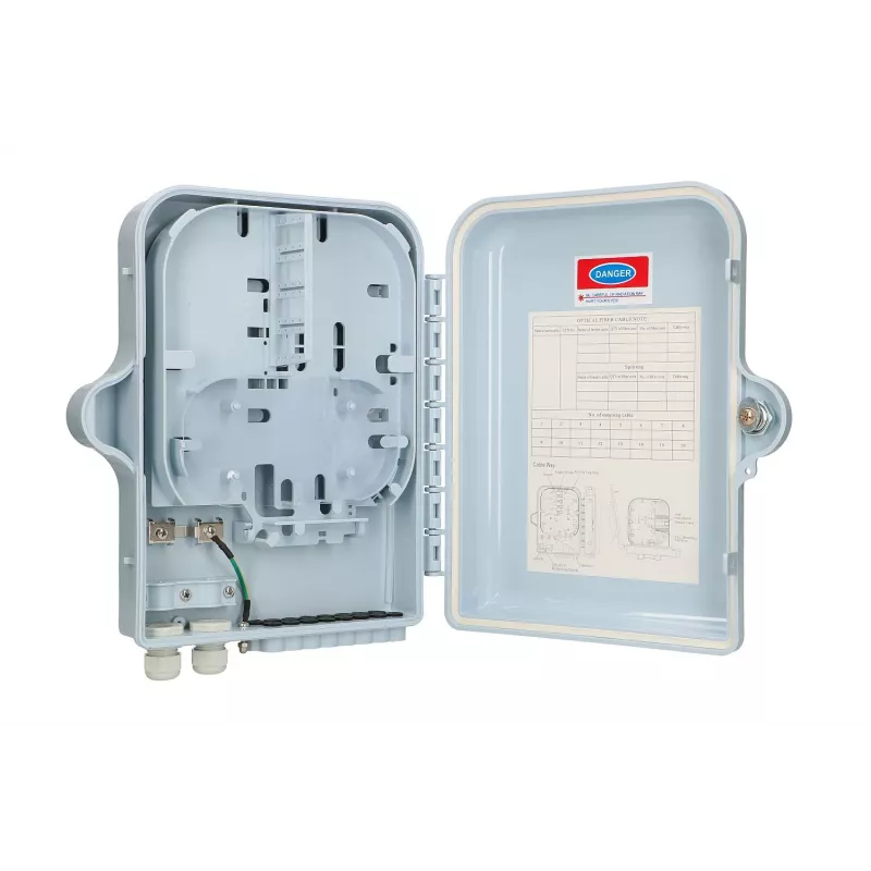 Caja de terminación de fibra óptica Extralink Emma 16 hilos blanca