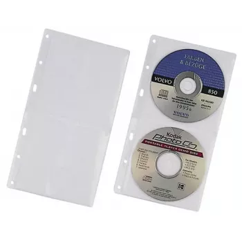 Funda de plástico Durable 5203-19 2 discos transparente
