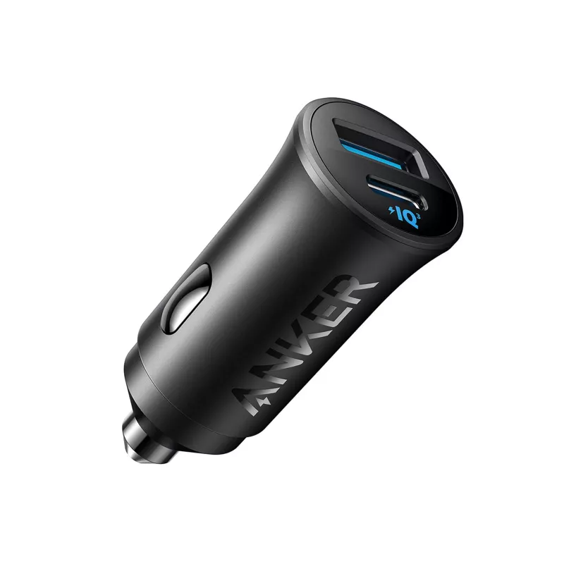 Cargador de coche Anker 30 W 2 puertos negro carga rápida