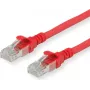 ROLINE - Cable de parcheo - RJ-45 (M) a RJ-45 (M) - 30 cm - SFTP - CAT 6a - Rojo (21.15.2971)