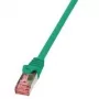 Cable de red LogiLink 10 m RJ-45 Cat6 verde S/FTP
