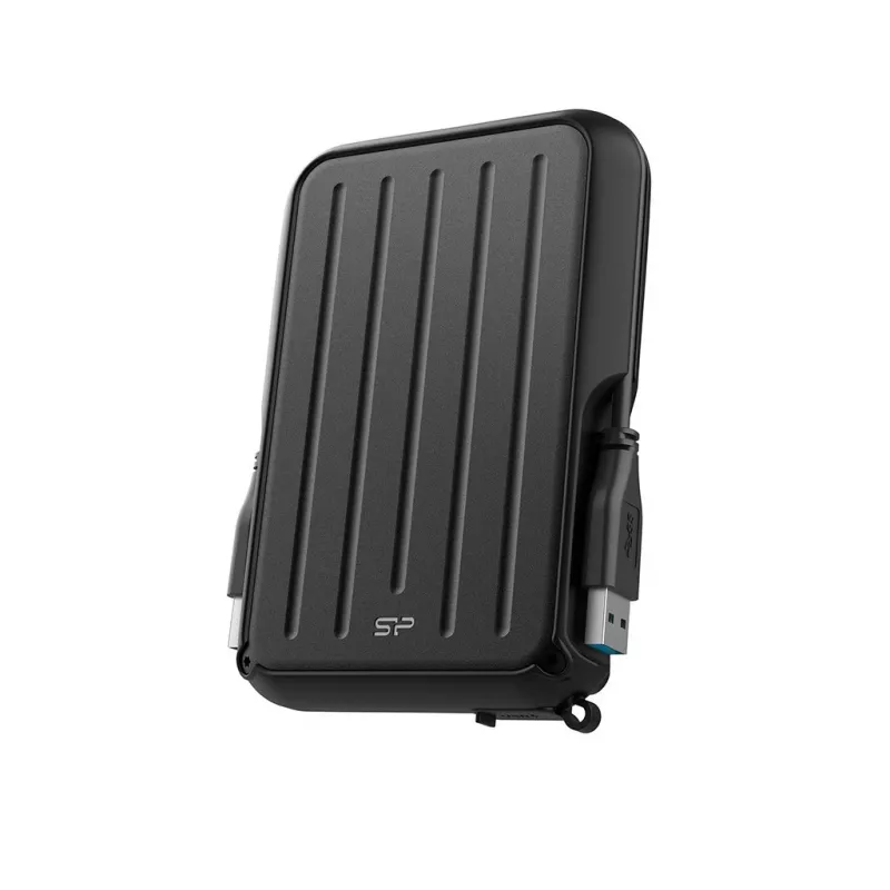 Disco duro externo Silicon Power 5 TB USB 3.2 Gen 1 (Type-A) A66, negro, antigolpes