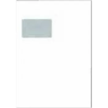 MAILmedia 30025136 Bolsa de envío C4, con ventana, blanca, 100 g/m², autoadhesiva