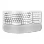 Logitech Wave Keys teclado oficina RF Wireless Bluetooth QWERTZ alemán blanco