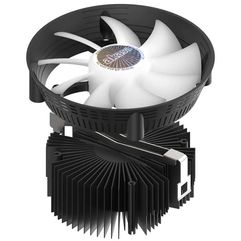 Ventilador para procesador Akasa Vegas Chroma AM 12 cm negro blanco