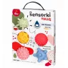 Pelotas sensoriales sin agujeros TULLO pastel, 5 uds.