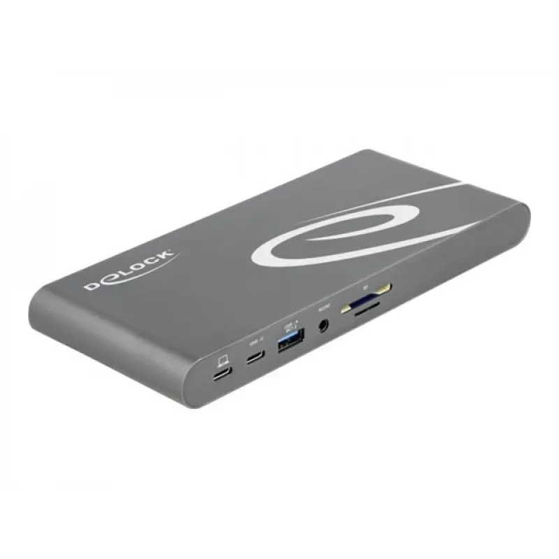 Base de acoplamiento DeLOCK USB Type-C DP 1.4 Triple 4K Display