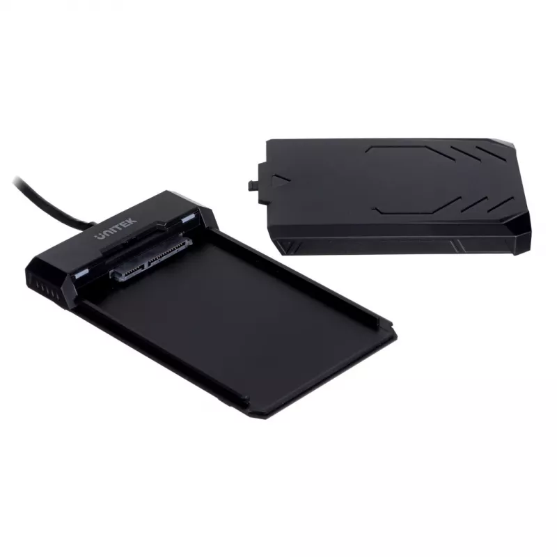 Unitek Y-3036 carcasa externa para HDD/SSD, 2,5″ SATA III 6G, USB 3.0, UASP, negra