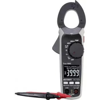 VOLTCRAFT VC-523 Pinza amperimétrica digital CAT III 600 V Indicación (cuentas): 4000 (VC-8466760)