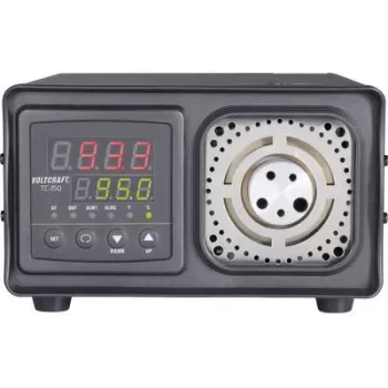 Voltcraft Calibrador de temperatura TC-150, para la calibración de termómetros de contacto, rango de calibración + (TC-150)