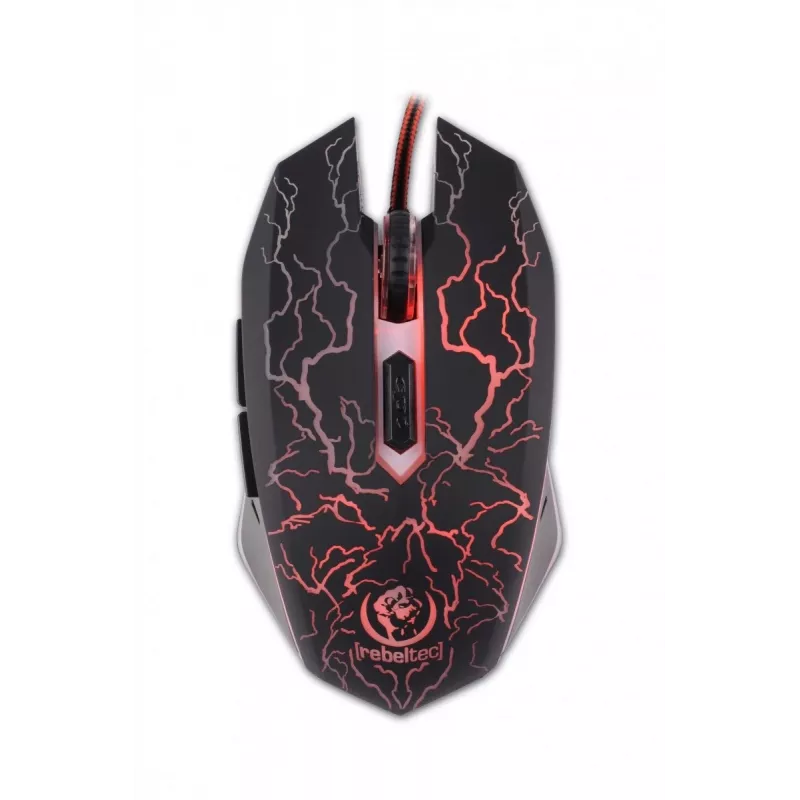 Rebeltec Diablo - Ratón - óptico - 6 botones - con cable - USB