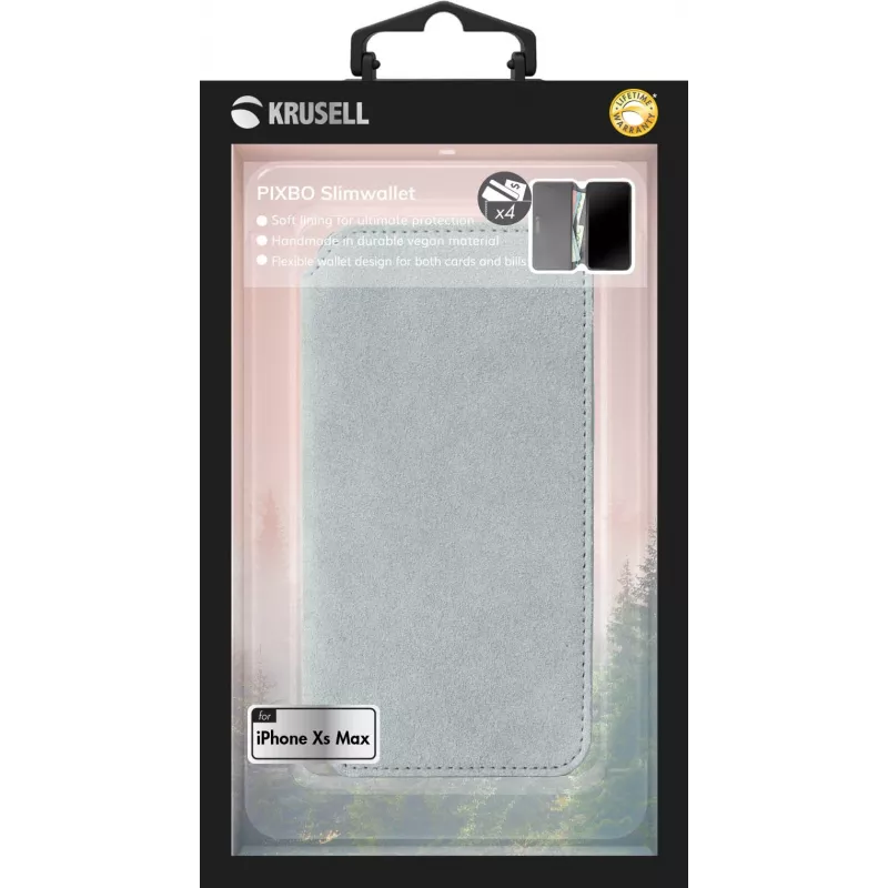 Funda tipo folio Krusell Broby 4 Card SlimWallet iPhone XS Max