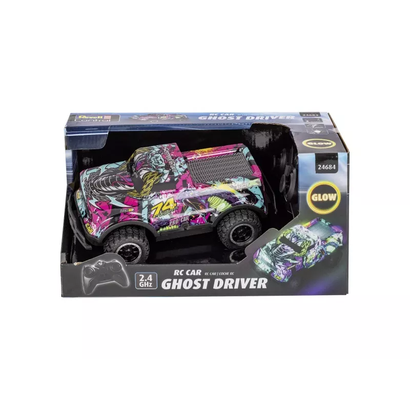 Coche RC Ghost Driver - violeta