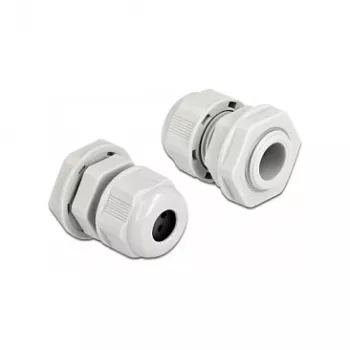 Prensaestopas DeLOCK 60380 gris plástico 2 uds.