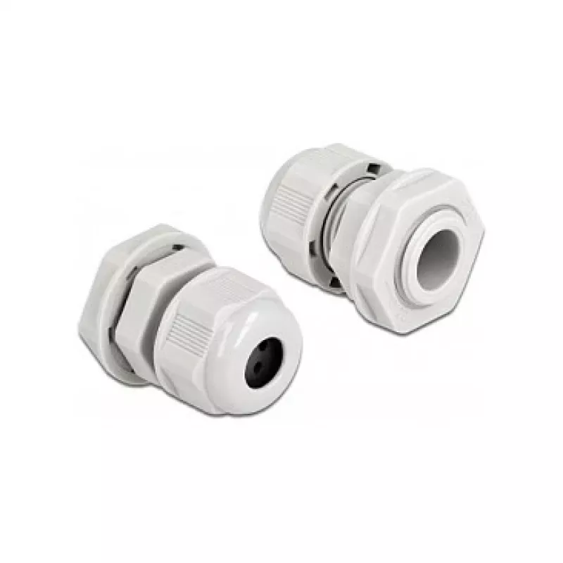 Prensaestopas DeLOCK 60380 gris plástico 2 uds.