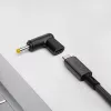 Adaptador de carga Akyga AK-ND-C04 USB-C a DC 4,0 x 1,7 mm para portátiles, 18,5-20 V, 100 W, para Lenovo
