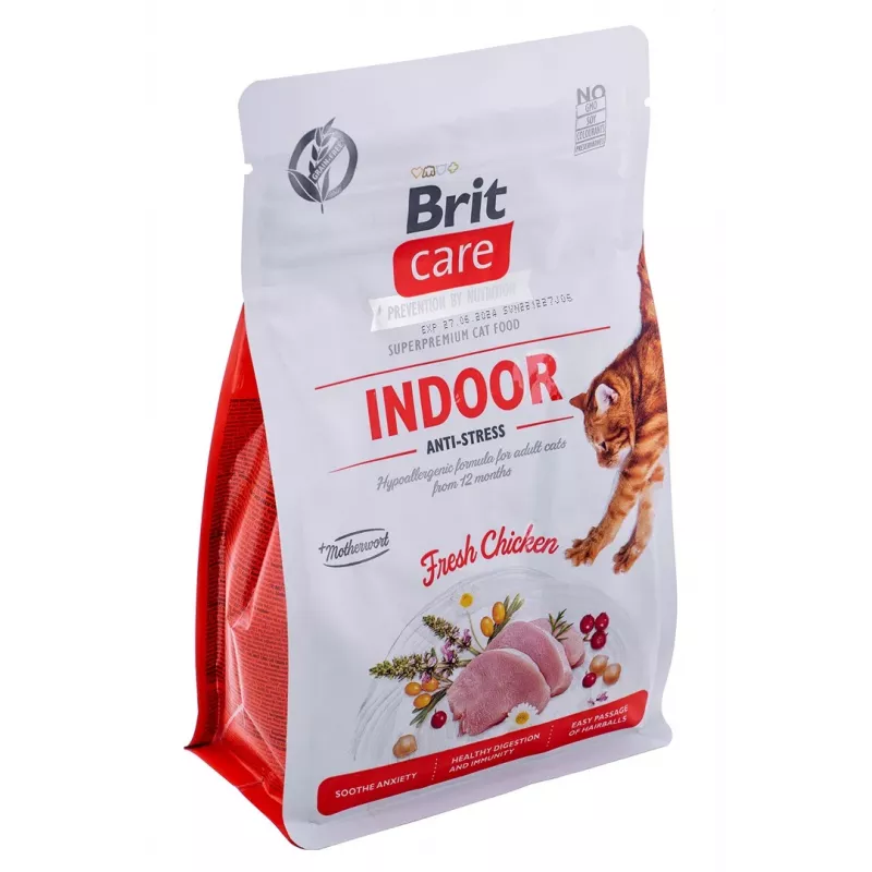 BRIT Care Grain-Free Adult Interior Anti-Stress - comida seca para gatos - 400 g