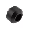 Set de conexión para tubo rígido OPTIMUS para tubos de 12 mm, pack de 6 con herramienta de instalación, negro