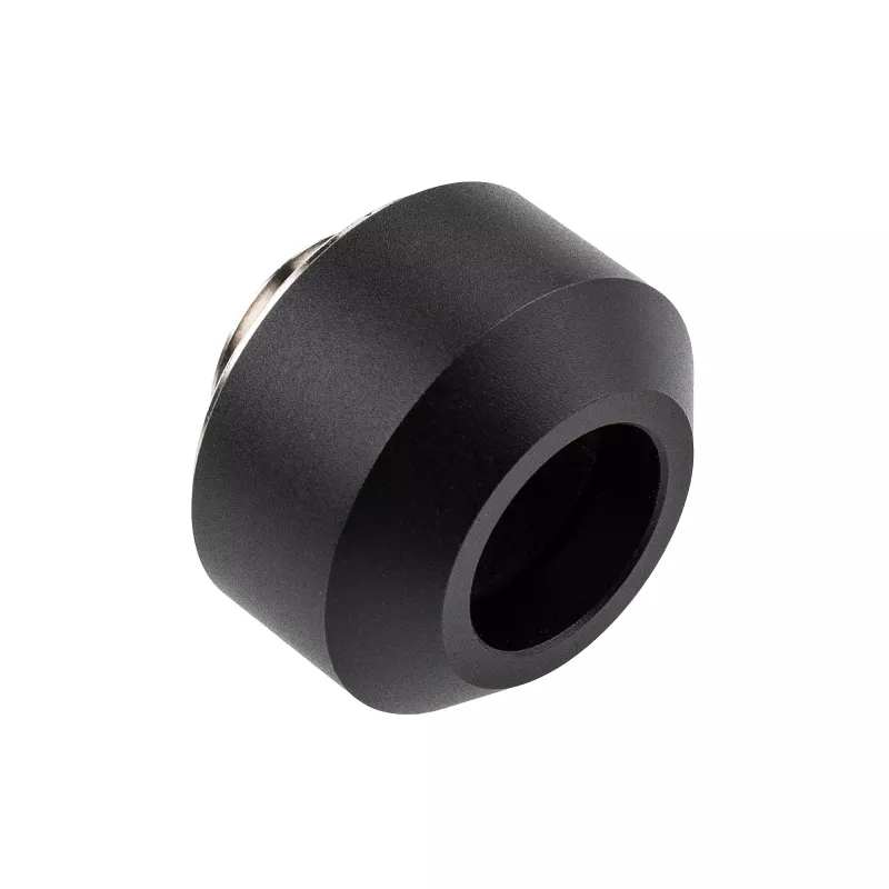 Set de conexión para tubo rígido OPTIMUS para tubos de 12 mm, pack de 6 con herramienta de instalación, negro